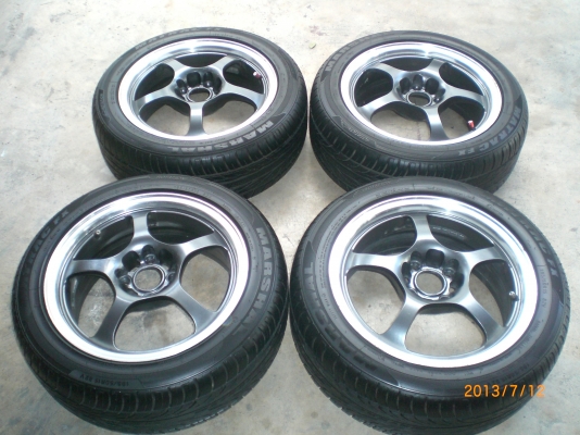 แม็ก15"x6.5 4รู100 พร้อมยาง