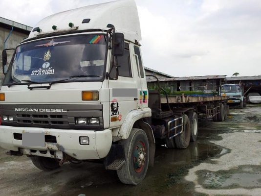 ขายหัวลากnissan ud 290 พร้อม หางพี้นพนัส พร้อมใช้