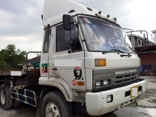 ขายหัวลากnissan ud 290 พร้อม หางพี้นพนัส พร้อมใช้