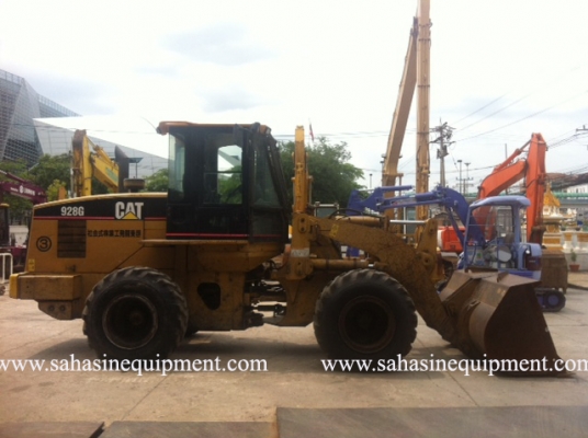 รถตัก CAT 928G บจก.สหสินอีควิปเม้นท์ โทร.081-5851880, 02-5168100-1 www.sahasinequipment.com รถตัก CAT 928G บจก.สหสินอีควิปเม้นท์ โทร.081-5851880, 02-5168100-1 www.sahasinequipment.com