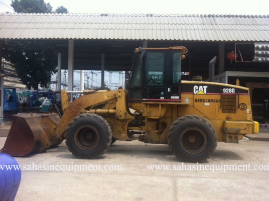 รถตัก CAT 928G บจก.สหสินอีควิปเม้นท์ โทร.081-5851880, 02-5168100-1 www.sahasinequipment.com