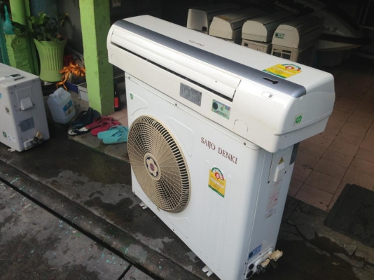 **** ขายแอร์ SAIJO DENKI 24000 BTU ตัว TOP (มี APS) สภาพใหม่มาก ****