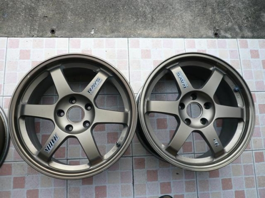 ขายล้อ TE37 แท้ 17X8.5" 5/114.3 ET40 สีทองฟรอส (2 คู่)