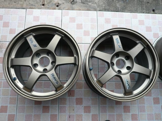 ขายล้อ TE37 แท้ 17X8.5" 5/114.3 ET40 สีทองฟรอส (2 คู่)