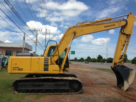 ขายรถแบคโฮ KOMATSU PC160-6K ระบบไฟฟ้าเต็ม มีVDOครับ รถนอกนำเข้าสภาพสวย สนใจติดต่อ 081-2990958