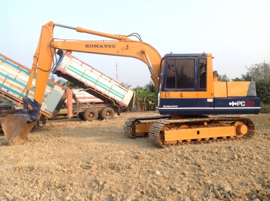 Komatsu pc120-3 รถพร้อมใช้งาน บูทโซ่ดี แอร์เย็น