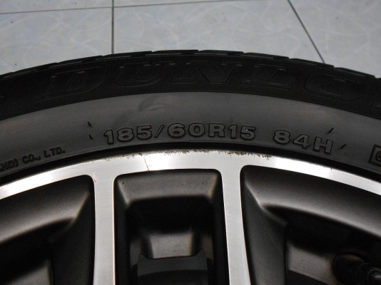 ขายล้อแม็ก Toyota vios TRD ขอบ 15 พร้อมยาง Dunlop ปลายปี 09/เทิร์นได้-ใส่ฟรีค่ะ ขายล้อแม็ก Toyota vios TRD ขอบ 15 พร้อมยาง Dunlop ปลายปี 09/เทิร์นได้-ใส่ฟรีค่ะ