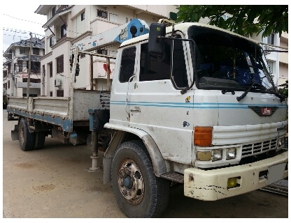 ขาย รถบรรทุก ติดเครน Hino F17