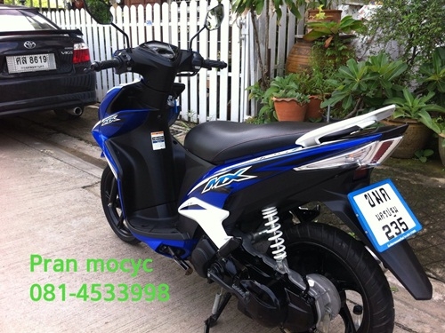 ขาย yamaha mio 125 i สีน้ำเงินขาว ปี2556