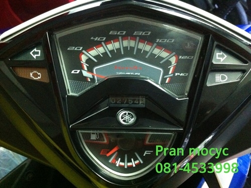 ขาย yamaha mio 125 i สีน้ำเงินขาว ปี2556