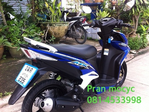 ขาย yamaha mio 125 i สีน้ำเงินขาว ปี2556