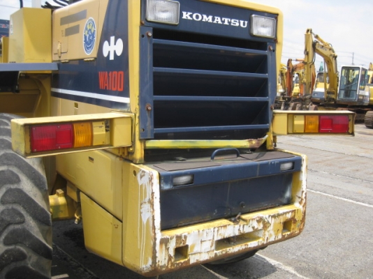 รถตักล้อยาง  WA100-1-33529  ชั่วโมงใช้งาน 1,500 ช.ม.  สภาพสวย  นำเข้าจากญี่ปุ่น  เดินทางถึงไทยแล้ว  โทร.081-373-0559