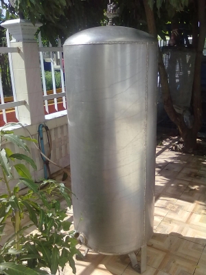 ถังแรงดัน สูง 1.55 เมตร กว้าง 60.