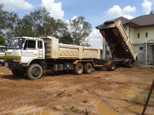 ขายรถบรรทุก แม่ ลูก HINO SUMO 227 ดั้มสามมิตร รถออกห้าง เครื่องEM 100 เดิมทั้งคัน ยางดี คัสชีสวย โทร 0862254227