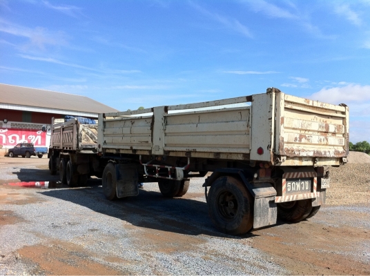 ขายรถบรรทุก แม่ ลูก HINO SUMO 227 ดั้มสามมิตร รถออกห้าง เครื่องEM 100 เดิมทั้งคัน ยางดี คัสชีสวย โทร 0862254227