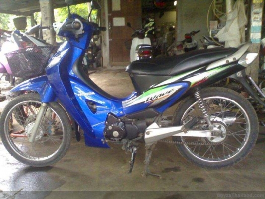 ขายเวฟ125 สีน้ำเงิน ทะเบียนโอนเต็ม+เอกสารโอนครบ