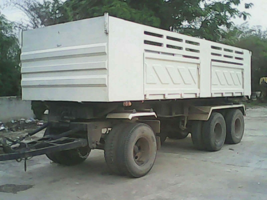 ลูกพ่วงดั้ม3คาน สามมิตร์ยาว6.50ม ช่วงล่างส.สุชัย ยางดี