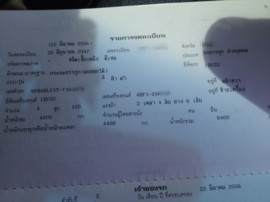 ISUZU NPR 120 แรงม้า จัดไฟแนนซ์ได้ 450,000 บาทค่ะ