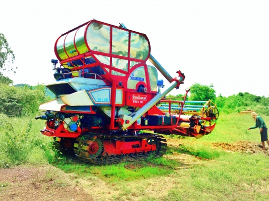 ขายรถเกี่ยวข้าว ไทยเส็งยนต์ รุ่นมดตะนอย ทำเครื่องใหม่แล้ว !!!! (ปรับราคา)