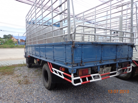 ISUZU NPR 59L รถประกอบ เครื่อง 115 แรงม้า 4BD1 พวงมาลัยพาวเวอร์ เกียร์สั้น(มีเกียร์พิเศษlo-hi) กระบะคาร์โก้ คอกแป๊ปน้ำ ยาว 4.30 ม. สภาพเดิมๆ พร้อมใช้ ทะเบียนพร้อมโอน