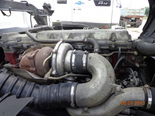 HINO MEGA FL1J รถห้าง เครื่อง 220 แรงม้า JO8C TERBO INTER COOLER พวงมาลัยพาวเวอร์ เบรกทิฟฟี่ กระบะเห