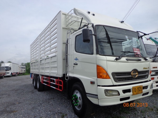 HINO MEGA FL1J รถห้าง เครื่อง 220 แรงม้า JO8C TERBO INTER COOLER พวงมาลัยพาวเวอร์ เบรกทิฟฟี่ กระบะเห