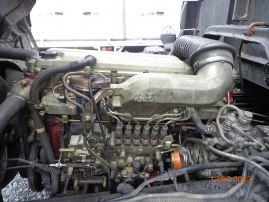 HINO FL1J รถห้าง 10 ล้อ 1เพลา เครื่อง 210 แรงม้า JO8C พวงมาลัยพาวเวอร์ เบรกทิฟฟี่ กระบะเหล็กคอกสูง ย