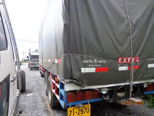 HINO FL1J รถห้าง 10 ล้อ 1เพลา เครื่อง 210 แรงม้า JO8C พวงมาลัยพาวเวอร์ เบรกทิฟฟี่ กระบะเหล็กคอกสูง ย