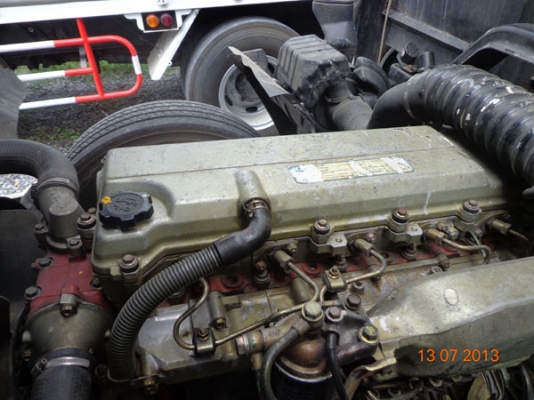 HINO FL1J รถห้าง 10 ล้อ 1เพลา เครื่อง 210 แรงม้า JO8C พวงมาลัยพาวเวอร์ เบรกทิฟฟี่ กระบะเหล็กคอกสูง ย