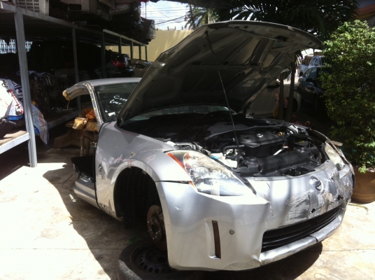 ขายหัวรถตัดและอะไหล่ NISSAN FAILADY 350Z  280 HP  แรงเต็มพิกัดกับ VQ35  เครื่องยนต์แท้ 3500 C.C เกียร์ AT  เหมาะกับอู่และลูกค้าที่ต้องการเครื่องยนต์และอะไหล่ที่สมบูรณ์ !!