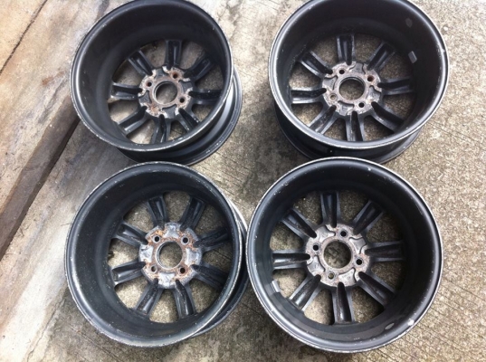 ขาย...Black Racing 14X6 4รู100