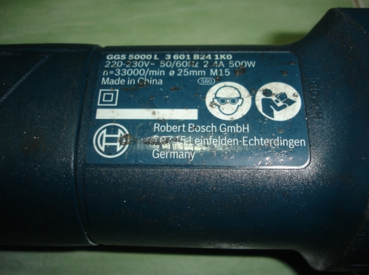 ขายเครื่องเจียรคอยาว Bosch รุ่น GGS 5000 L (500w.)