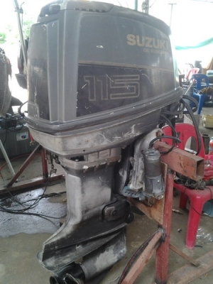 ๆเครื่องเอาท์บอดท์  เรือเร็ว. susuki115 ถูกมาก