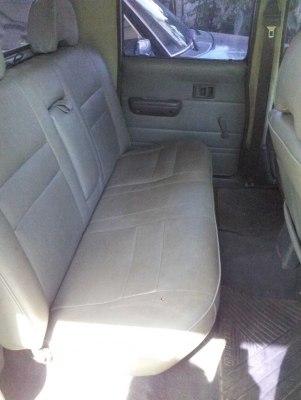 กระบะไมตี้เอ็ก 4ประตู ปี97 แท้ ตัวหน้าเต็ม  สีทูโทนบรอนซ์-เทาเข้ม ยกสูง สีสวย