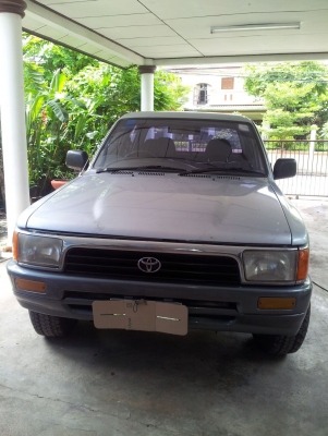 กระบะไมตี้เอ็ก 4ประตู ปี97 แท้ ตัวหน้าเต็ม  สีทูโทนบรอนซ์-เทาเข้ม ยกสูง สีสวย