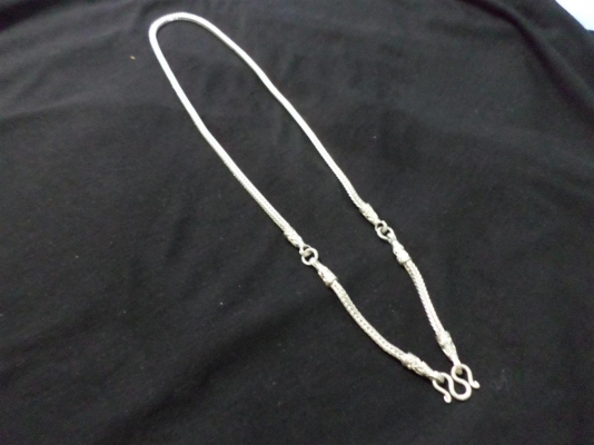 สร้อยเงินสำหรับห้อยพระ  24 นิ้ว