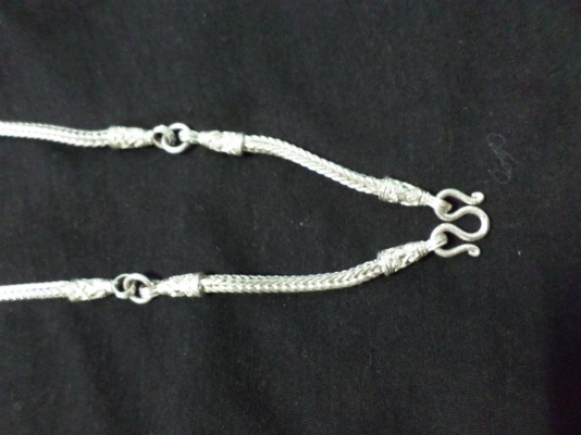 สร้อยเงินสำหรับห้อยพระ  24 นิ้ว