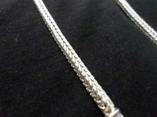 สร้อยเงินสำหรับห้อยพระ  24 นิ้ว