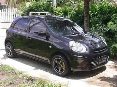 ขายรถ NISSAN MARCH 1.2 V ปี 2010 สีดำ เกียร์ออโต้ ตัวTop