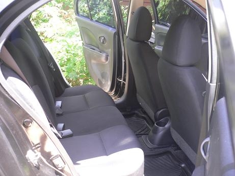 ขายรถ NISSAN MARCH 1.2 V ปี 2010 สีดำ เกียร์ออโต้ ตัวTop