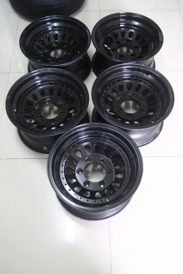 หยดน้ำ สีดำ 15x8นิ้ว 5 วง หยดน้ำ สีดำ 15x8นิ้ว 5 วง