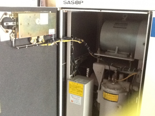 ปั๊มลมสกรู 10 Hp AIRMAN SAS 8P เก่าญี่ปุ่น 0833554933