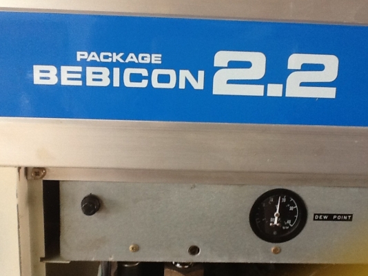 ปั๊มลมลูกสูบเก็บเสียง HITACHI BEBICON 3Hp มี AIR DRYER