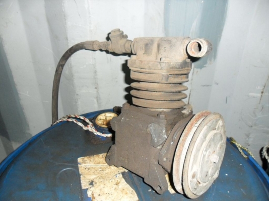 ขาย ปั๊มลม ตัดต่อด้วย คลัชไฟฟ้า ทั้ง 12 v และ 24 v พร้อม วาวล์กันกลับ