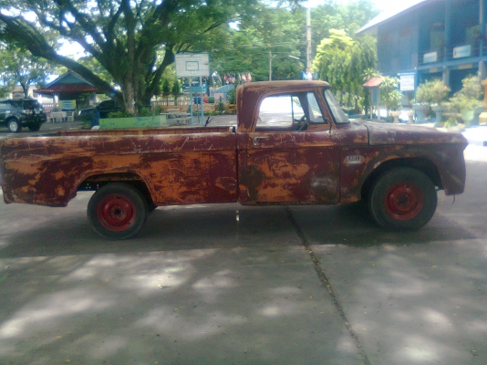 ราคาสุดท้าย 95000 เฮือกสุดท้าย  มาก่อนได้ก่อนขาย dodge fargo 1966 pickup (มีทะเบียนสวมให้) มีหัวเพื่ออะไหล่น่ะคับ
