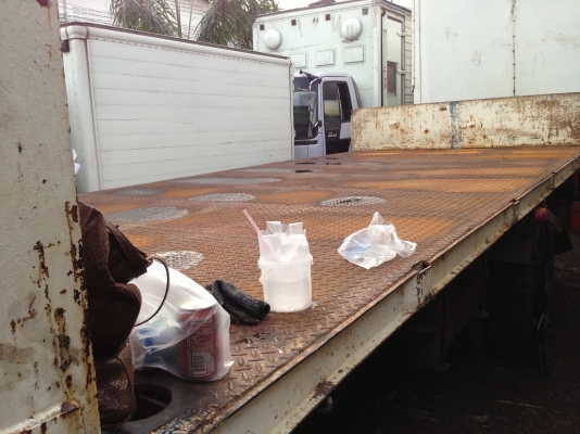 ขาย 6 ล้อ มิตซู รุ่น FK 455 เครื่อง 160 แรง พื้นเรียบ ยาว 5.50 เมตร ปี 2541