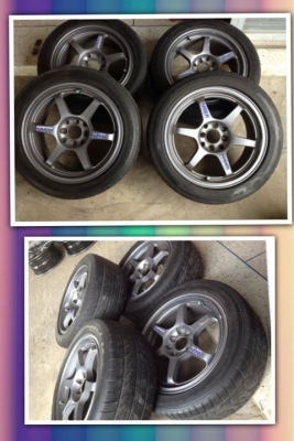 ขายเเม็กมือสอง ขอบ16ลายTE37