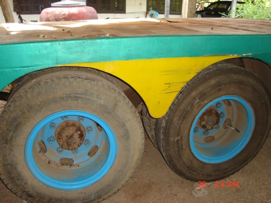 ขายรถเทลเลอร์บรรทุกรถเกี่ยว เครื่องยนต์ isuzu 6bf1 170 แรง  พวงมาลัยพาวเวอร์