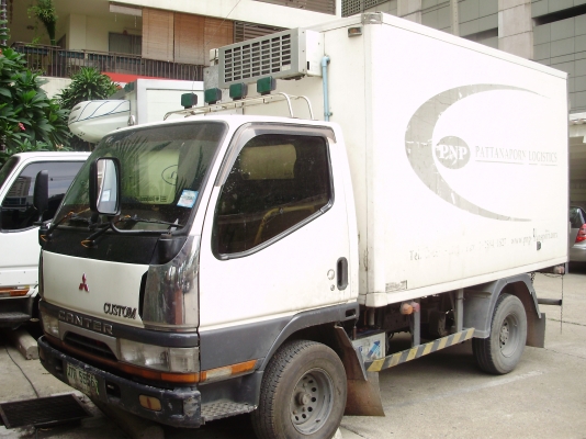 ขายรถบรรทุก 4 ล้อ มิตซู แคนเตอร์ พร้อมตู้บรรทุก(ตู้เย็น)