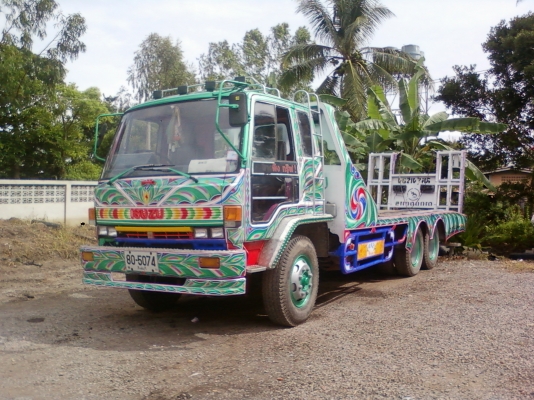 ขาย!! รถเกี่ยวข้าว / HINO HO7D TURBO / DAIKIN 23 / ตัวเดิน 12 (เก่านอก) / เทลเลอร์ 10ล้อ สองเพลา ISUZU